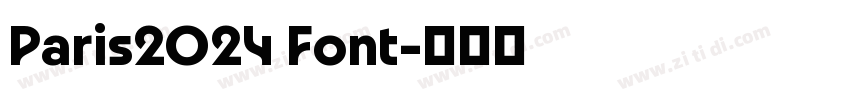 Paris2024 Font字体转换